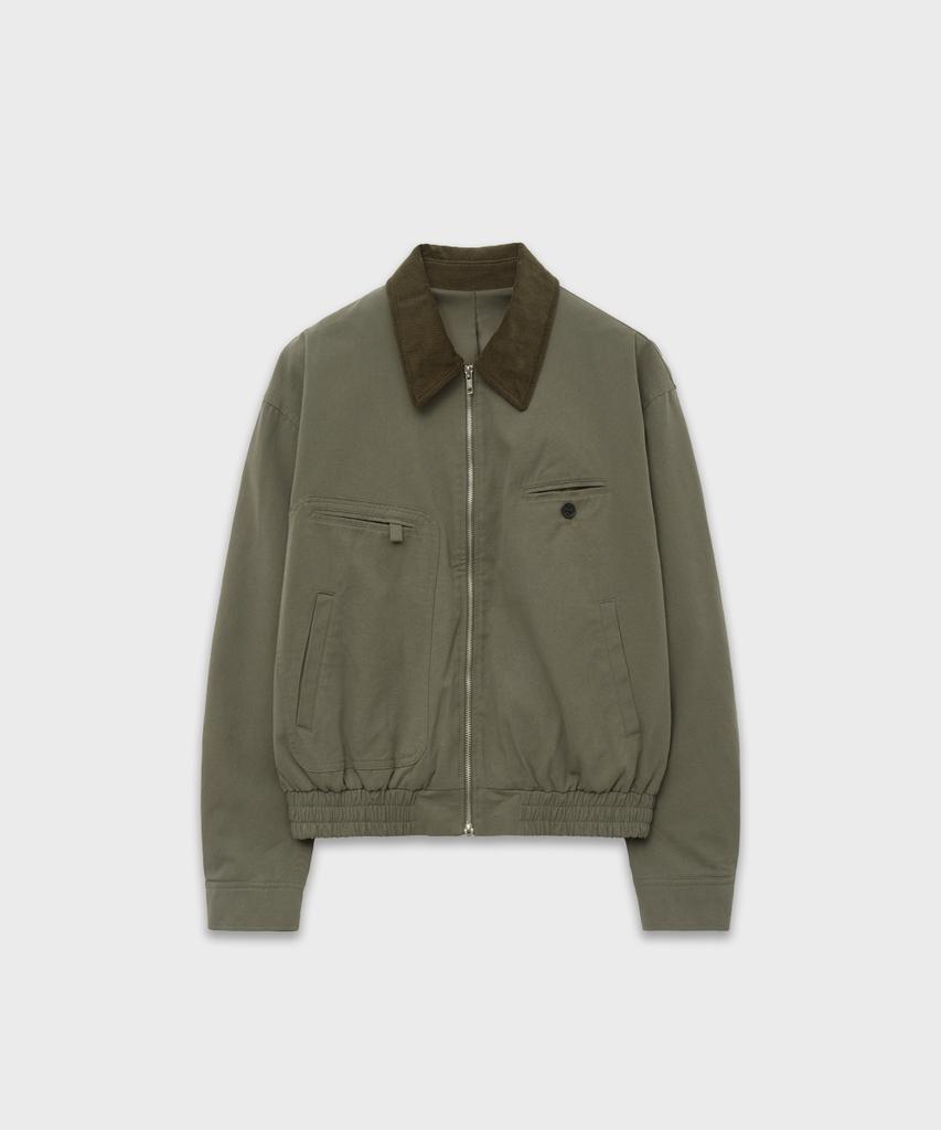 Intempomood Loop Pocket Work Jacket_Khaki