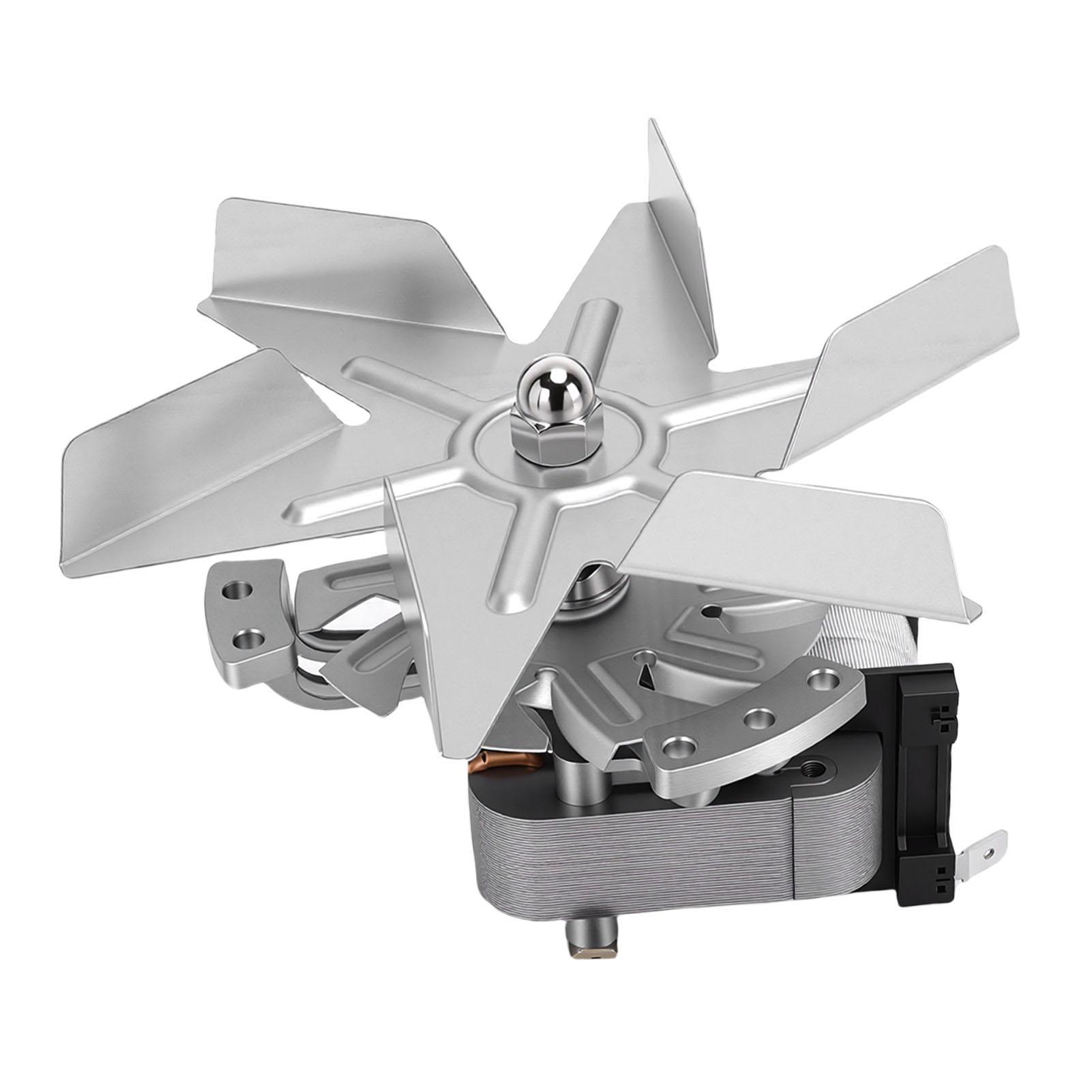 Drying Oven Fan Motor Aluminum 6 Blades Fan Motor Replacement Part for Constant Temperature Oven