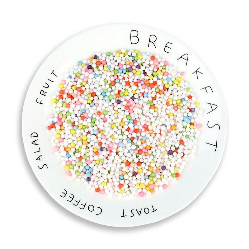 10G/balení Macaron Color Kulatý pěnový míč do dárkové krabičky Potřeby pro dárkové balení