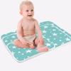 Cotton Material Portable Changing Pad Foldable Design Reusable Pad  Travel Use