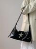 JIAERDI Versatile Star Y2k Shoulder Bags Hot Girls Sweet Cool Pu Leather Casual Crossbody Bags Female Retro Messenger Bag 2025