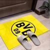 Borussia Dortmund Muster Teppich, Innen-/Außenmatte, für Picknick, Spielzimmer, Schlafzimmer, Büro, Wohnzimmer, Heimdeko Teppich, Geburtstagsgeschenk
