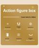 Labubu Figurine Acrylic Display Box - High Transparency Doll Storage Cabinet