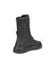 ECCO NOUVELLE Women's Genuine Leather Short Lace-Up Boots In Black
