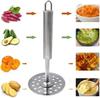 TreegoArt Stainless Steel Non Slip Handle Potato Masher Vegetable Masher For Home And Kitchen Tool - Pack Of 1