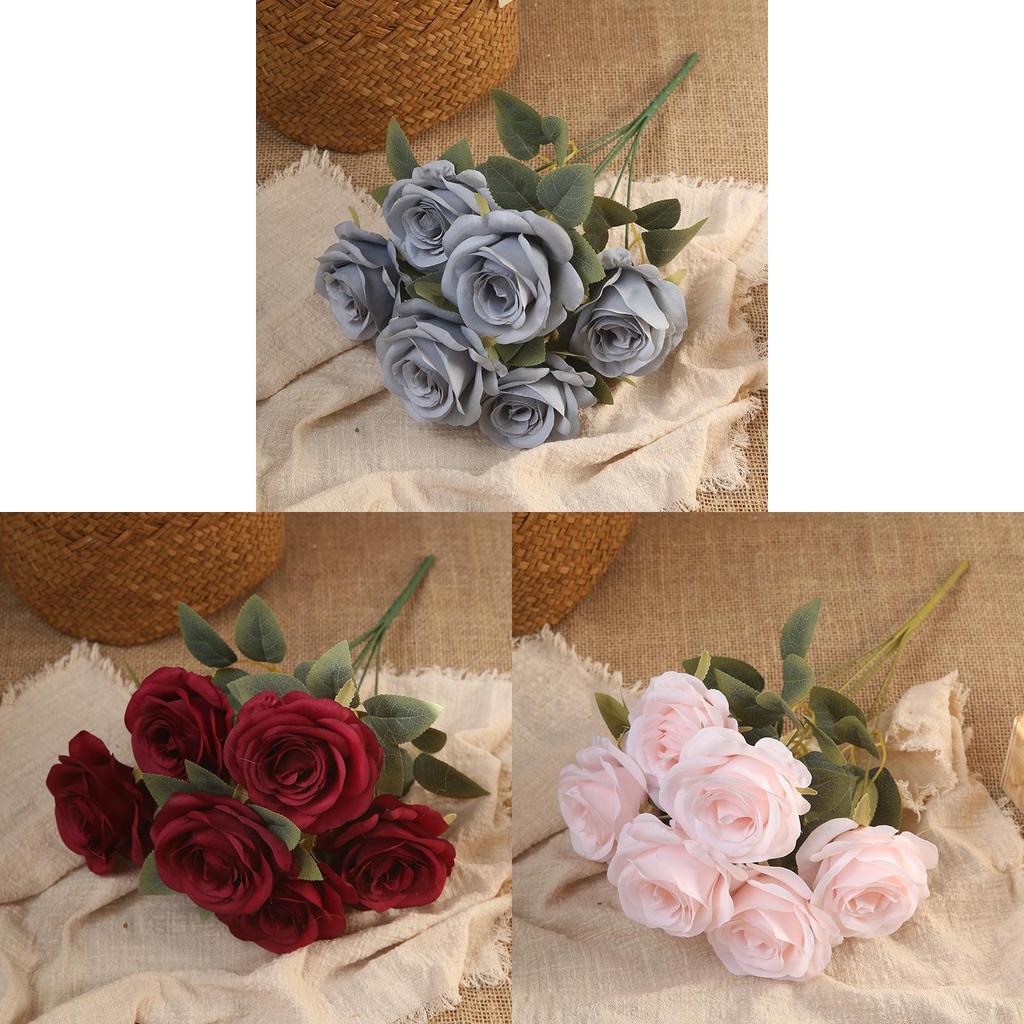 Rose Silk Flowers Party Decoration For Weddings And Celebrations