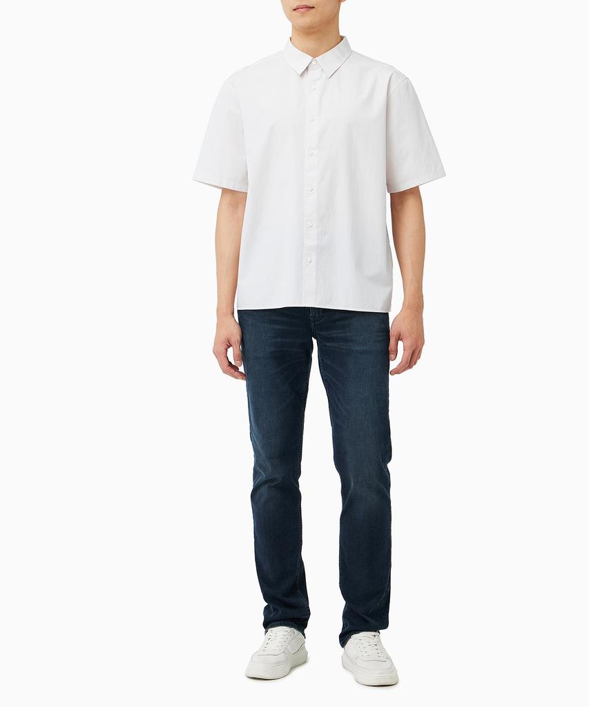 Kaelbinkeullainjin Solid Poplin Boxy Relaxed Shirt 4Rf122G Gna
