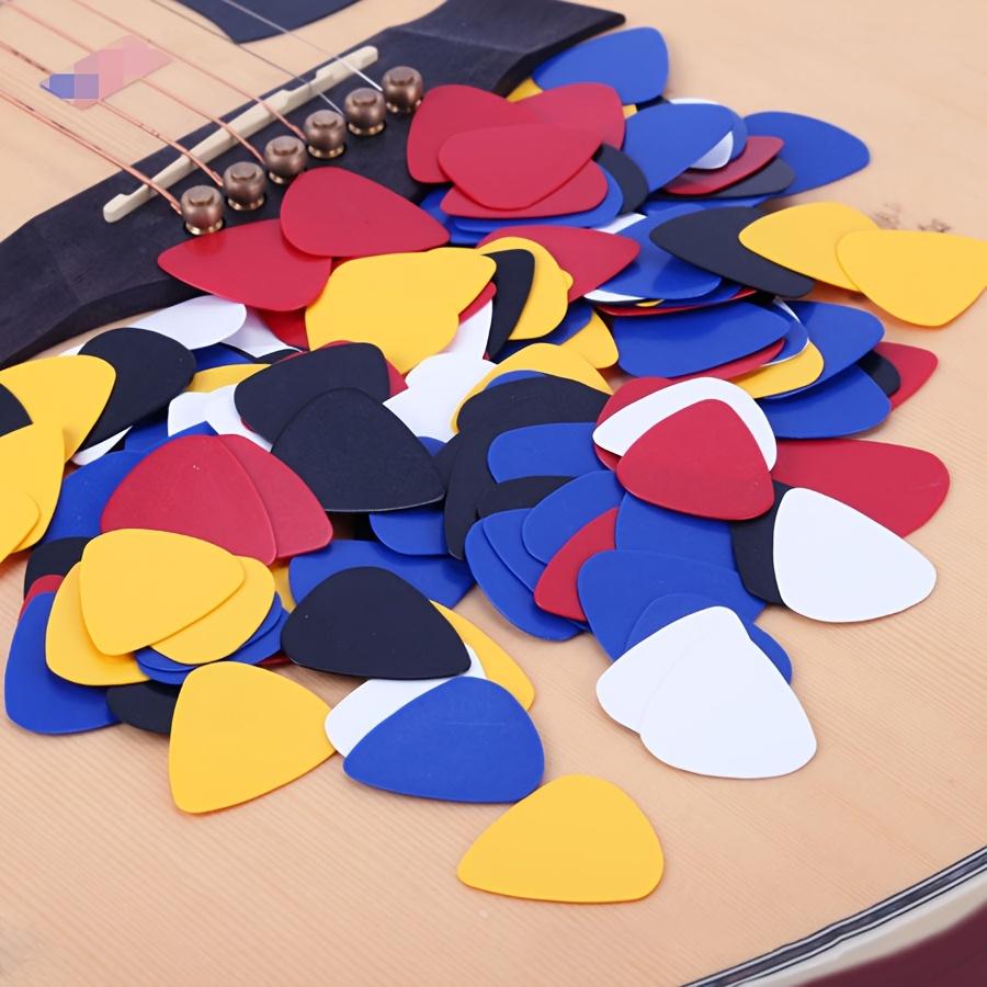 10pcs 0.46mm Solid Color Guitar Picks Colorful Electric Smooth Guitar Paddles Suit for Ukulele Bass Acoustic Music ZSY
