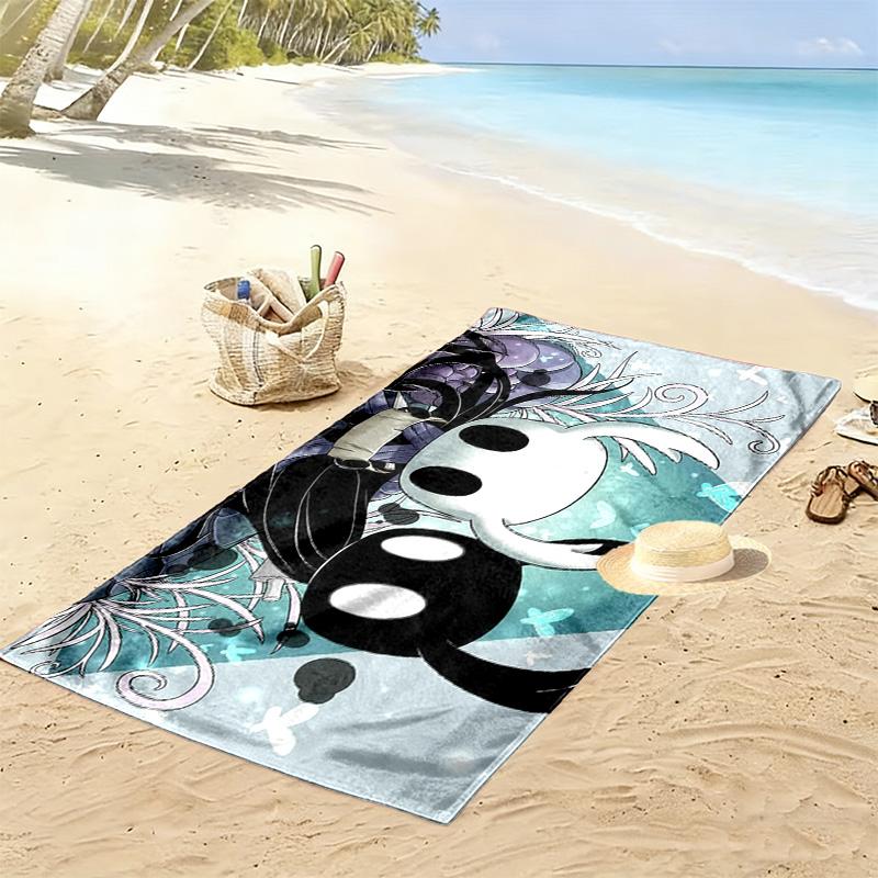 Hollow Knight Print Beach Towel, Large Soft Quick Dry Towel for Beach Camping Swimming