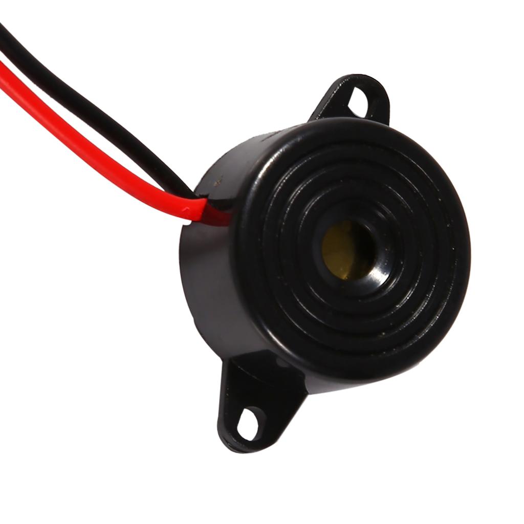 3 24V Piezo Electronic Tone Buzzer Alarm Continuous Sound Cable Length 100mm