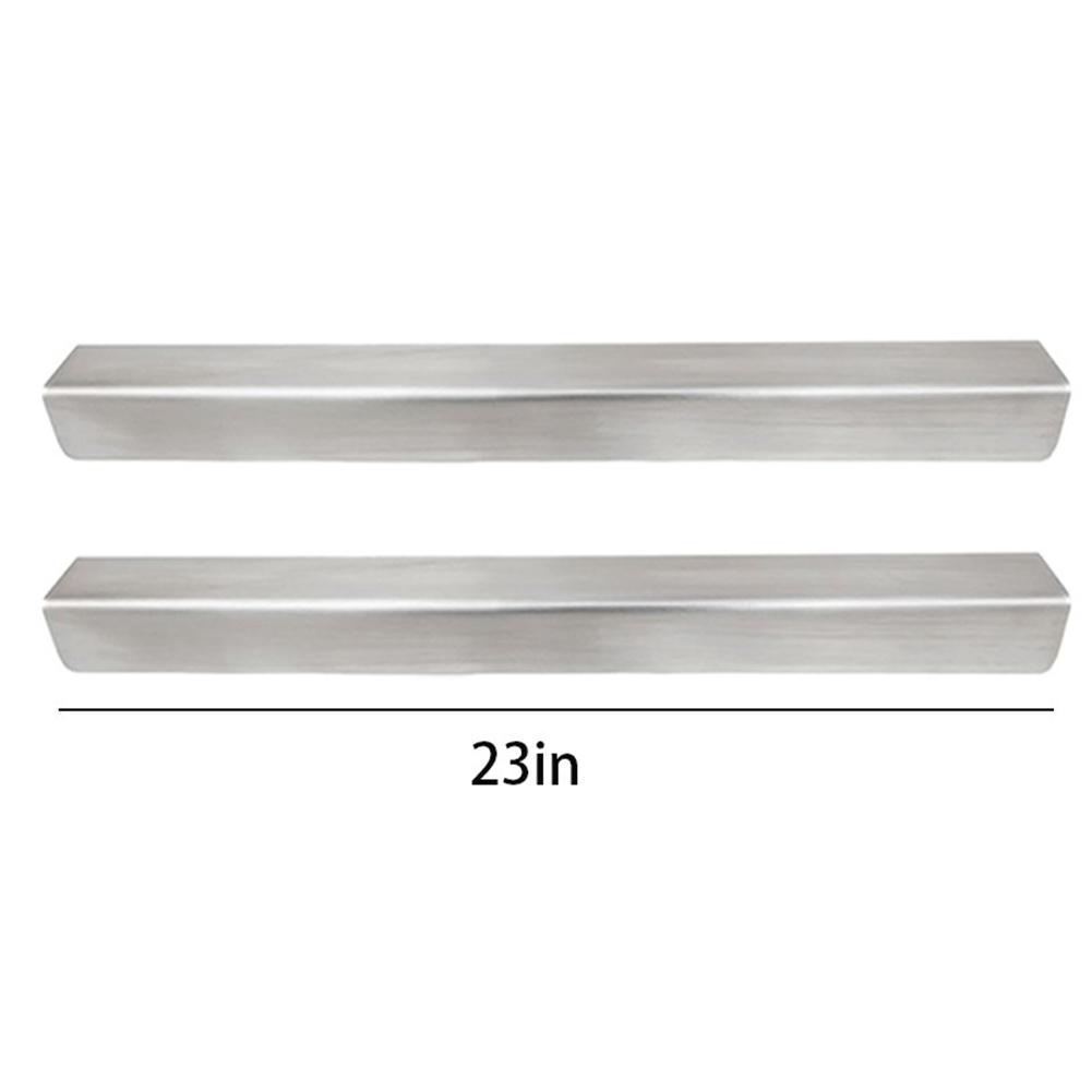 Stainless Steel Drawer Cover Sleeve Type Protection Strip for Kitchen Cabinets Doors and For Drawers Two Piece Set