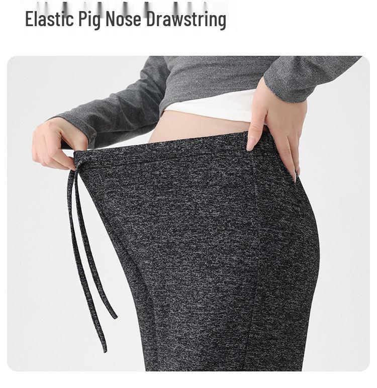 Spring 2025 Korean Maternity Wide-Leg Pants