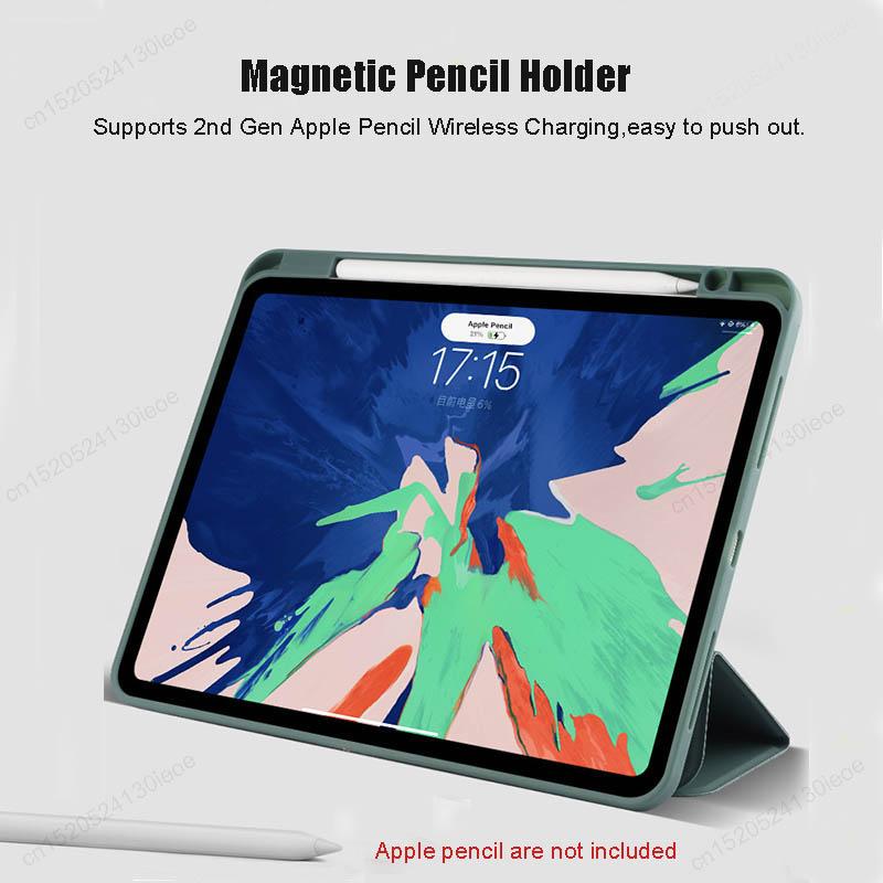 For iPad Air 5 Air 4 Case 10 10th 10.9 inch iPad Pro 11 Charging Pencil Holder Cover Magnet Funda Coque Capa