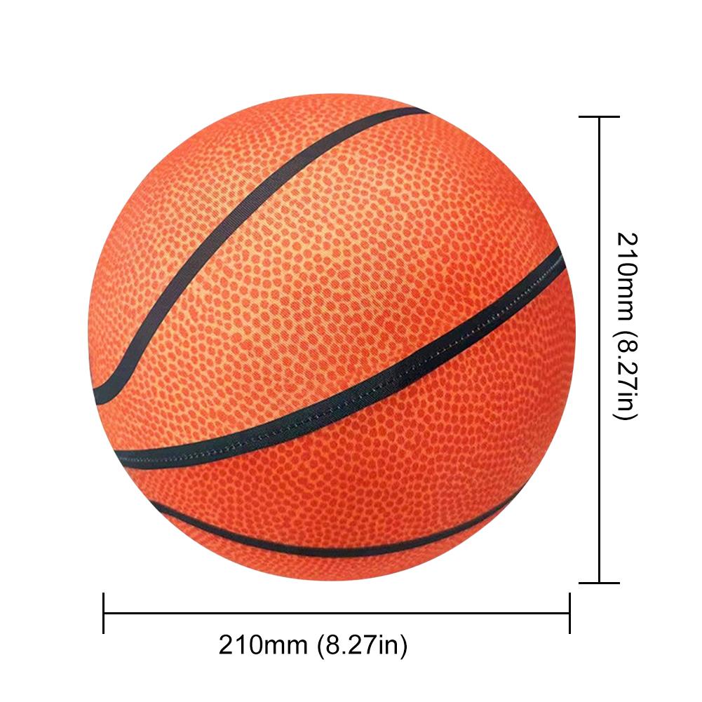 18/21/24cm Silent Basketball High-Resilience Quiet Basketball Size 3/5/7 No Noise Basketball for Various Indoor Activities