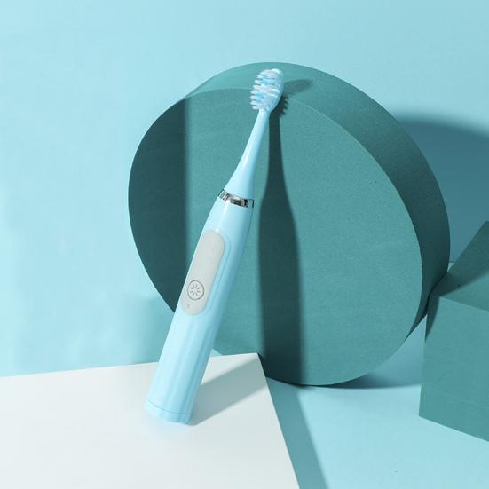 Electric Toothbrush Handheld Soft Bristle Waterproof Sonic Whitening Cleaning Toothbrush for Adults