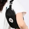 New Converse Polyester One Shoulder Crossbody Fanny Pack Regular Unisex Black 10018259-001/10018259-A01