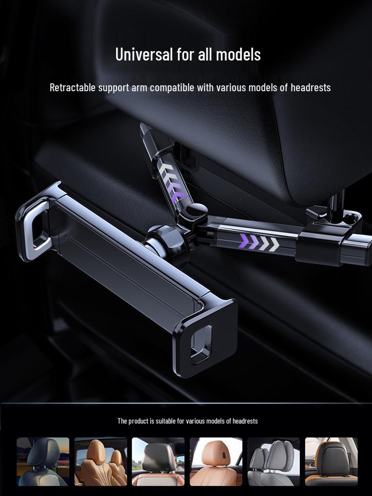 Adjustable Car Rear Seat Tablet & Phone Holder