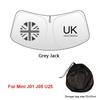 Car Front Window UV Sunshade Cover For MINI F65 F66 R56 R55 R57 R60 R61 F54 F55 F56 F60 J01 J05 U25 Auto Protection Accessories