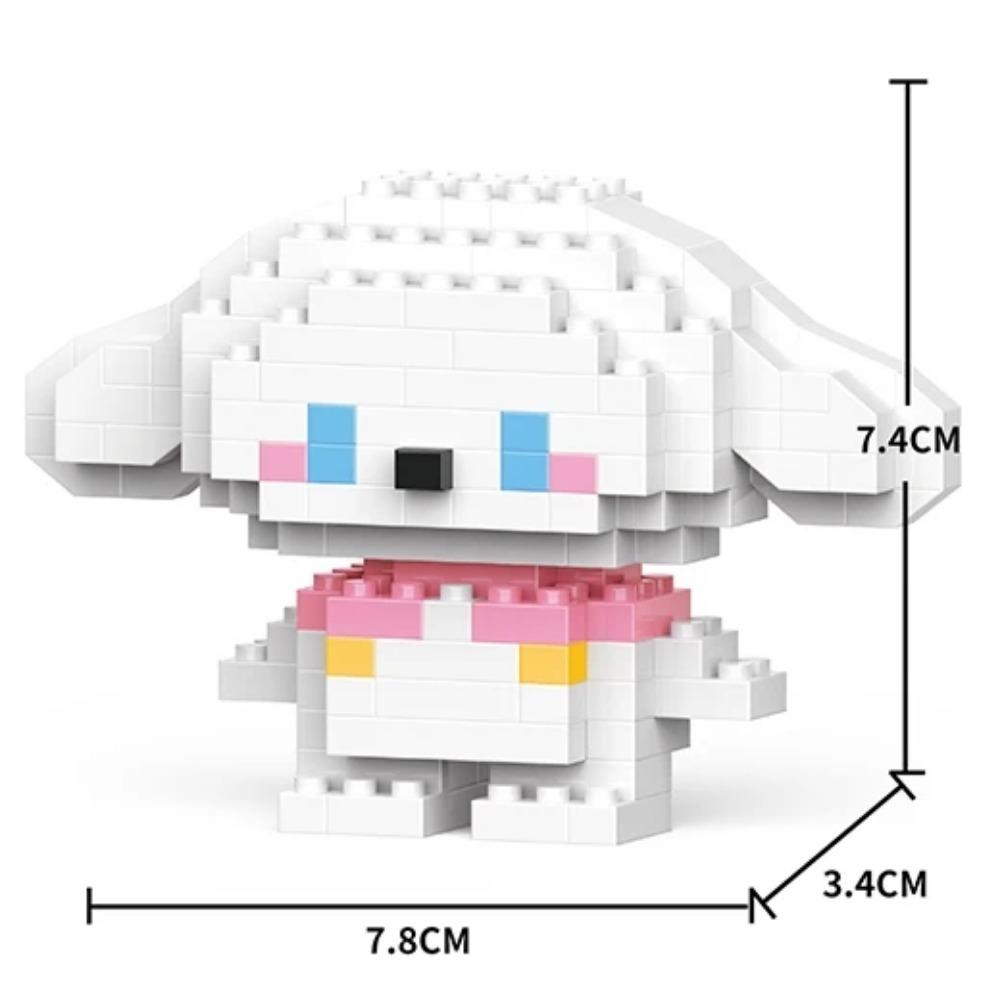 Disney Anime Princess Building Blocks Stitch Mickey Mouse mini Action toy Figures Blocks Toys Bricks Assemble Toys Kids Gifts