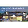 234LED Solar Outdoor Lights Motion Sensor Super Bright Solar Flood Lights Remote Wall Lights Waterproof 3 Modes Patio Garden Gar