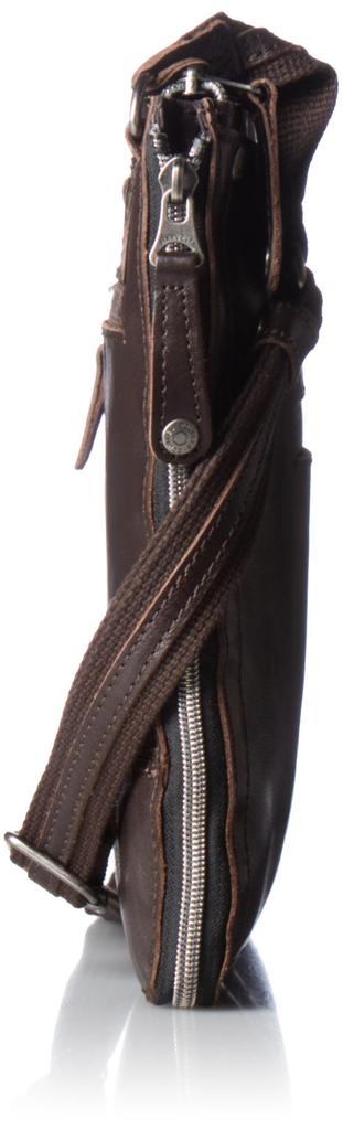 Doubles YHB1691 Dark Brown Shoulder Bag Town (For Use)