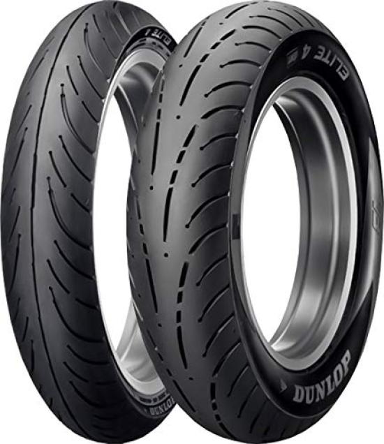 

DUNLOP ELITE4 Front Motorcycle Tire 63H Tubeless 328813 130/70-18 M/C (TL)
