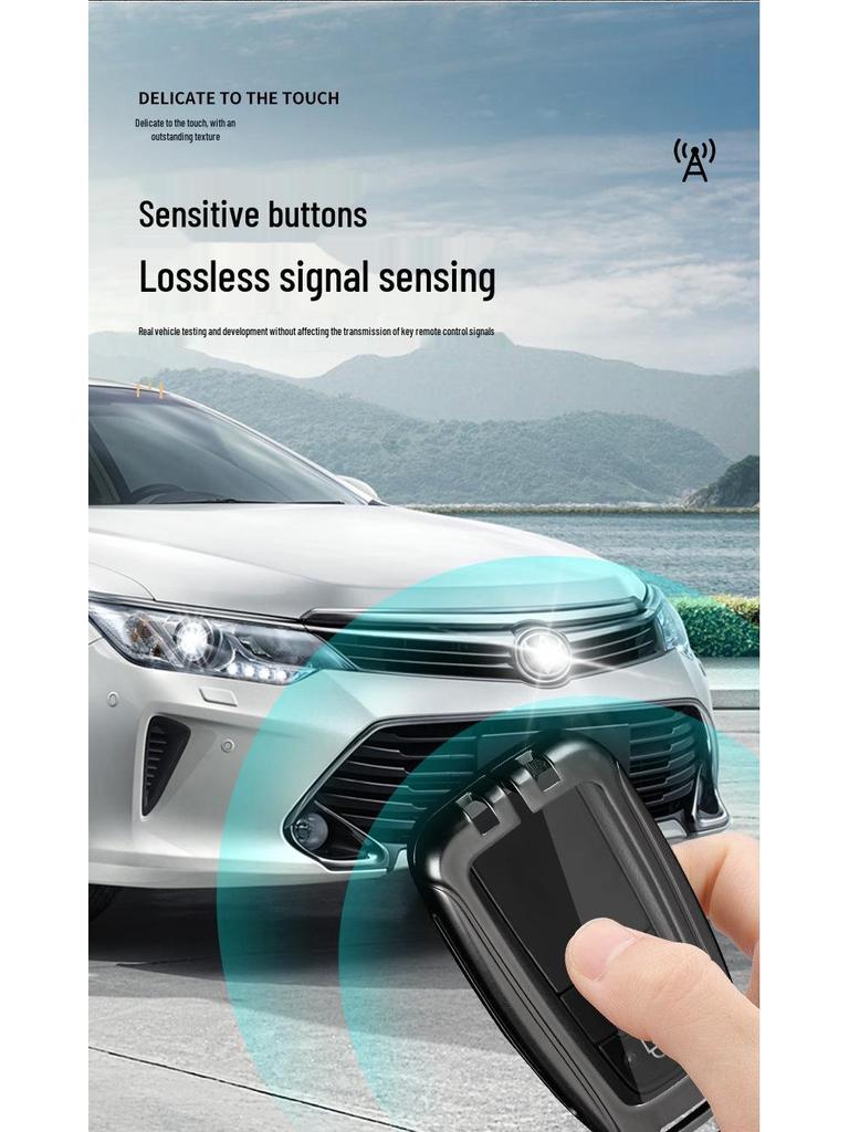 Toyota Avalon Camry Key Case for Highlander, RAV4, Corolla, Levin, and CHR Models.