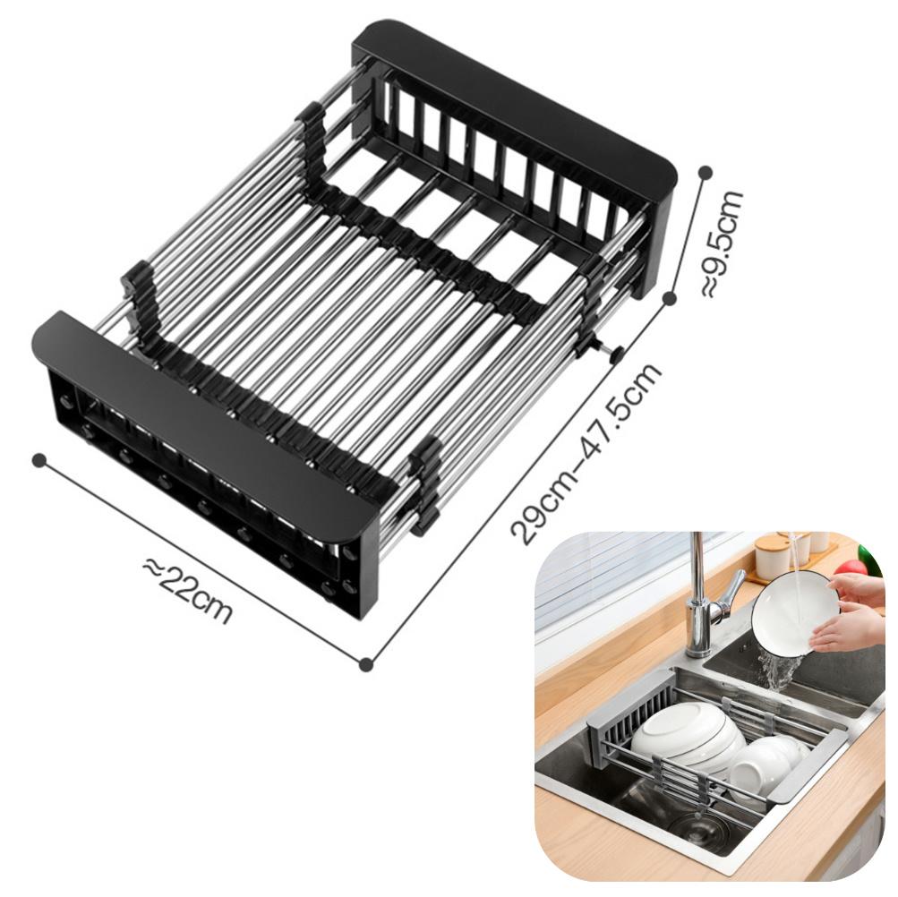 Mutfak Paslanmaz Çelik Lavabo Drenaj Raf Sünger Depolama Musluk Tutucu Sabun Süzgeç Havlu Askısı Raf Organizatör Mutfak Aksesuarları