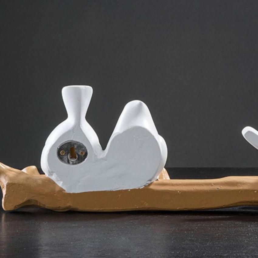 Păsări din rășină Montat pe perete Umeraș pentru păsări din rășină pentru haine Suport cârlig pentru prosoape Raft Decor pentru cameră