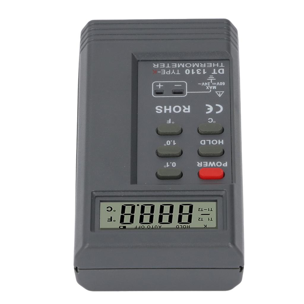 DT1310 K Type Thermocouple Thermometer  200 celsius  to 1370 celsius   328 Fahrenheit  to 2480 Fahrenheit  Single