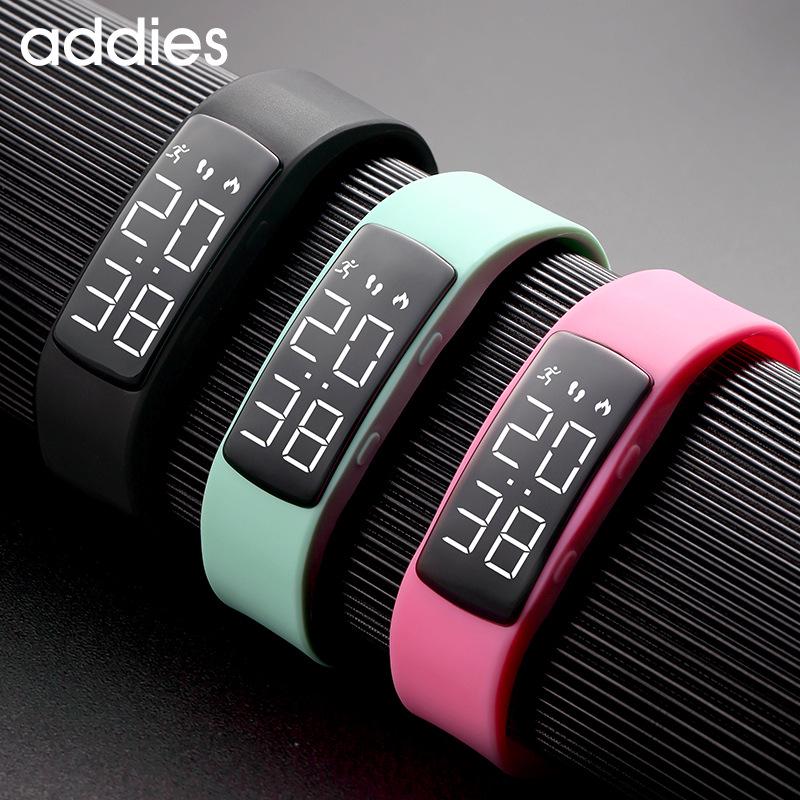 Neues wasserdichtes Smart Health Armband mit Schrittzähler, Vibrationsalarm und LED-Anzeige für Männer und Frauen.