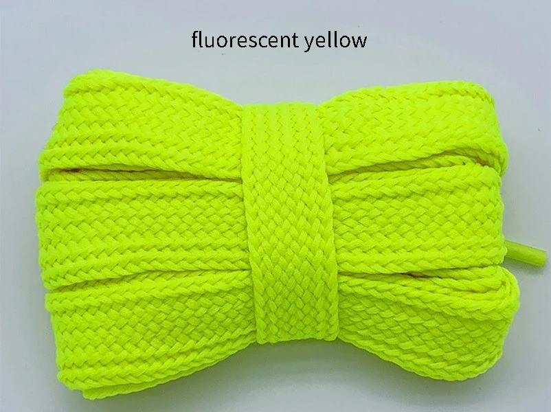 2CM Width Fat Shoe Laces - Cotton Rope Flat Thick Wide Shoelaces for Sneakers - Unisex 100/120/140/160CM Shoes Accessories