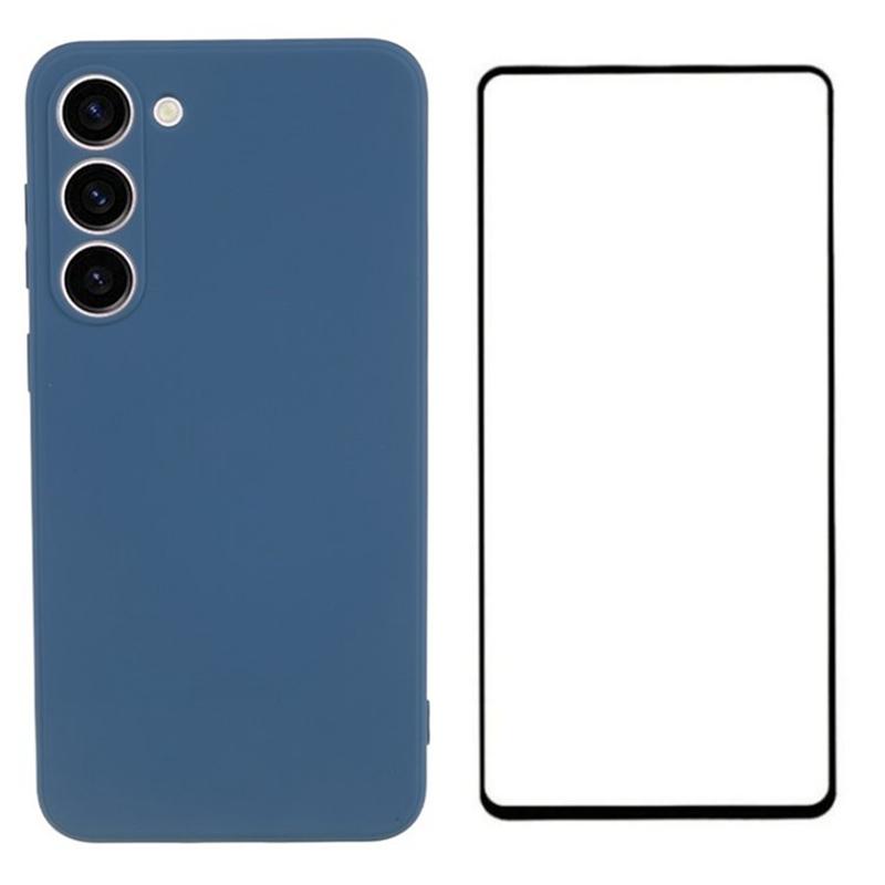 For Samsung Galaxy S23+ Case Soft TPU Phone Cover with Screen Protector