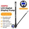 WEST BIKING 300PSI High Pressure Bicycle Pump With Gauge for Fork & Rear Suspension Portable Presta Schrader Valve Inflator