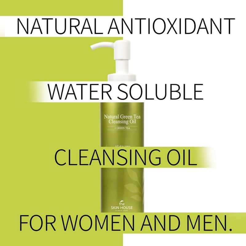 the SKIN HOUSE - Natural Green Tea Cleansing Oil