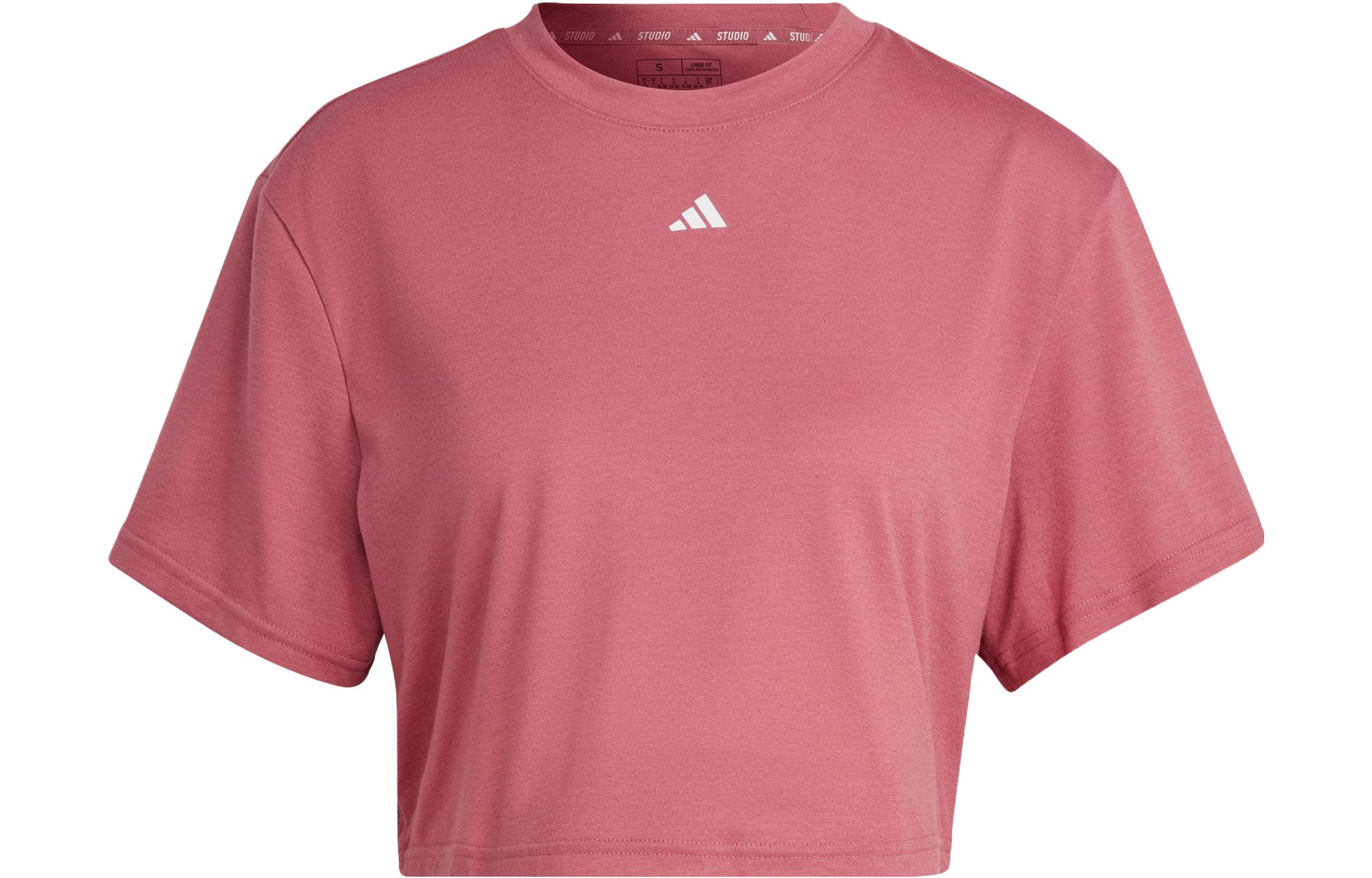 

Adidas Crop Tops Women s Stratum Powder Crew Neck Moderate IB8563 L