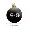 Sweary Bauble Bundle - 12/1Pack, 2025 Fun Christmas Ornament Xmas Ball-Ornaments
