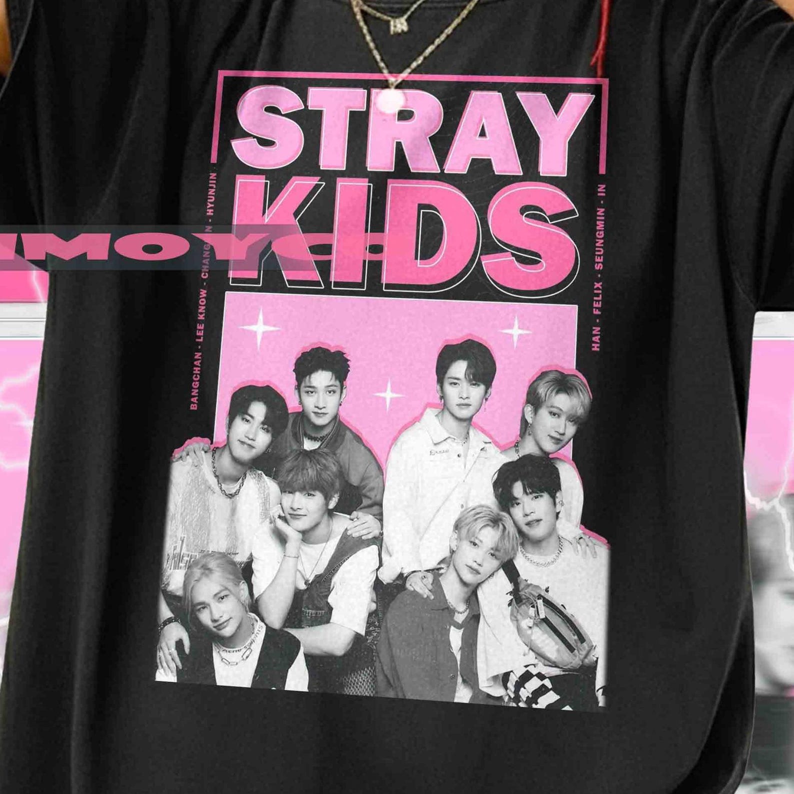 Vintage 90s Stray Kids T-Shirt, Bootleg Style Comfort Colors Tee S