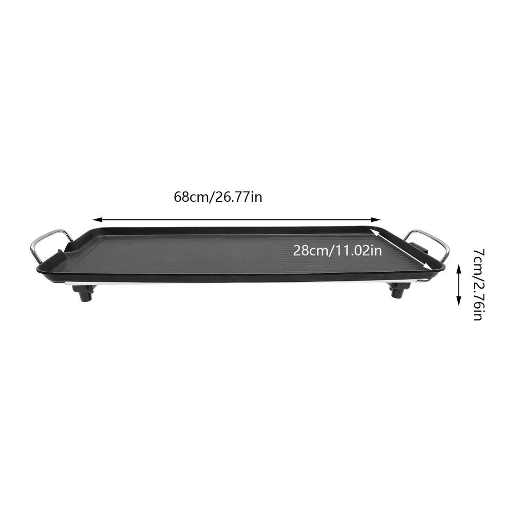 Smokeless Outdoor Electric BBQ Grill - Portable Electric Barbecue 1500W