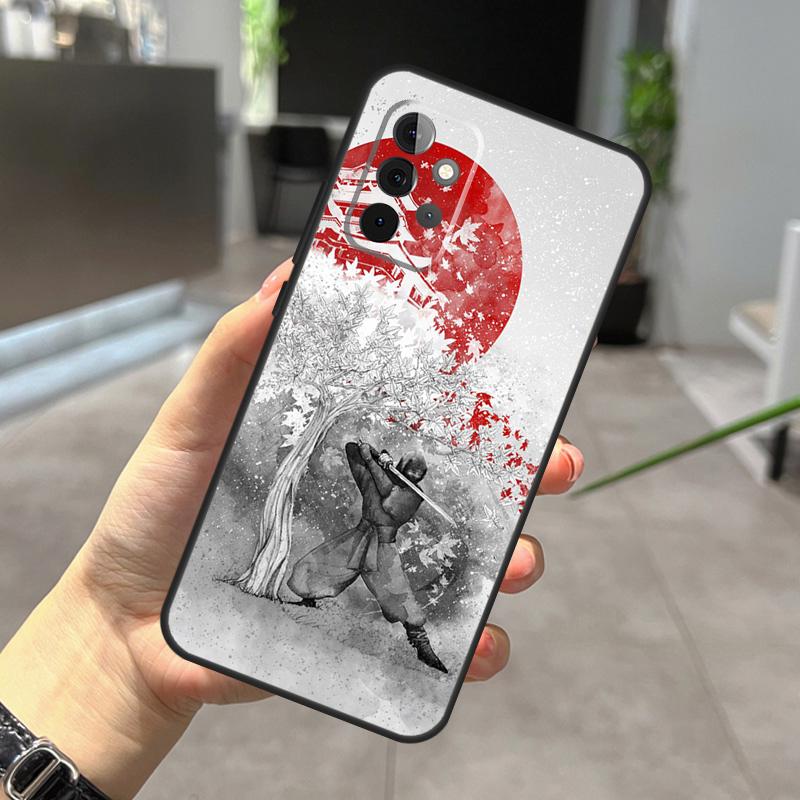 Japanese Samurai Warrior Case For Samsung Galaxy A32 A12 A22 A52 A35 A26 A16 A05 A55 A15 A54 A34 A14 A56 A36 A13 A53