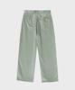 Noir For Woman Tencel-Ribbed Wide Pants (Pale Green)