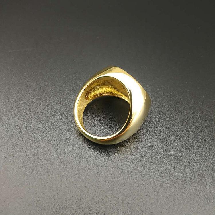 Catholic Patron Saint St Benedict of Nursia Holy Medal Cross Ring 316L Stainless Steel Mens Jewelry VRSNSMV SMQLIVB NDSMD CSSML