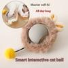 Cat Toys Intelligent Automatic Teasing Ball Silent Irregular Movement Food Grade Silicone Material Safe Durability Pet Supplies