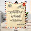 Love Letter To Son Blankets are suitable for living rooms,making them an ideal choice for outdoor travel and gifts.