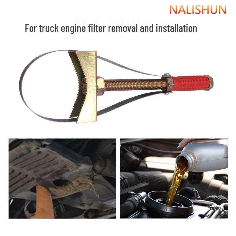 Adjustable T-Handle Oil Filter Wrench for Engine Oil Change and Assembly