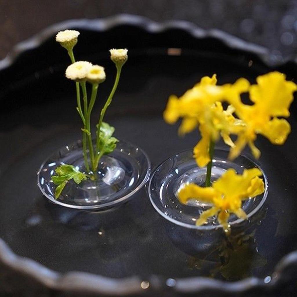 Vază de flori plutitoare Vas hidroponic pentru flori proaspete Aranjament floral Vază artistică Suport pentru flori Afișaj pentru plante Decor pentru casă