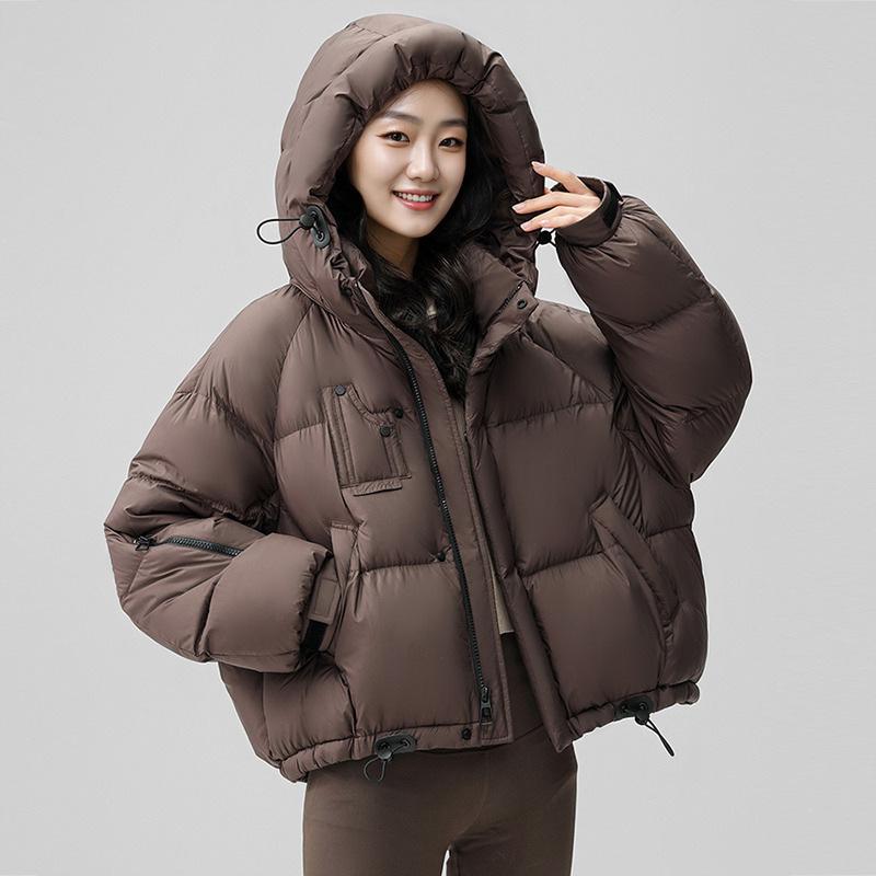 Down Jacket Women's New Short White Duck Down Bread Jacket Light Women's Down Jacket