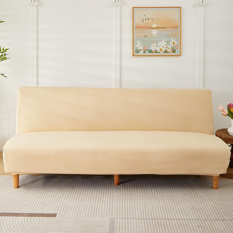 Breathable Sofa Bed Cover Without Armrestastic Couch Bed Cover Washable Anti Scratch Sofa Protector For Cat For Living Room