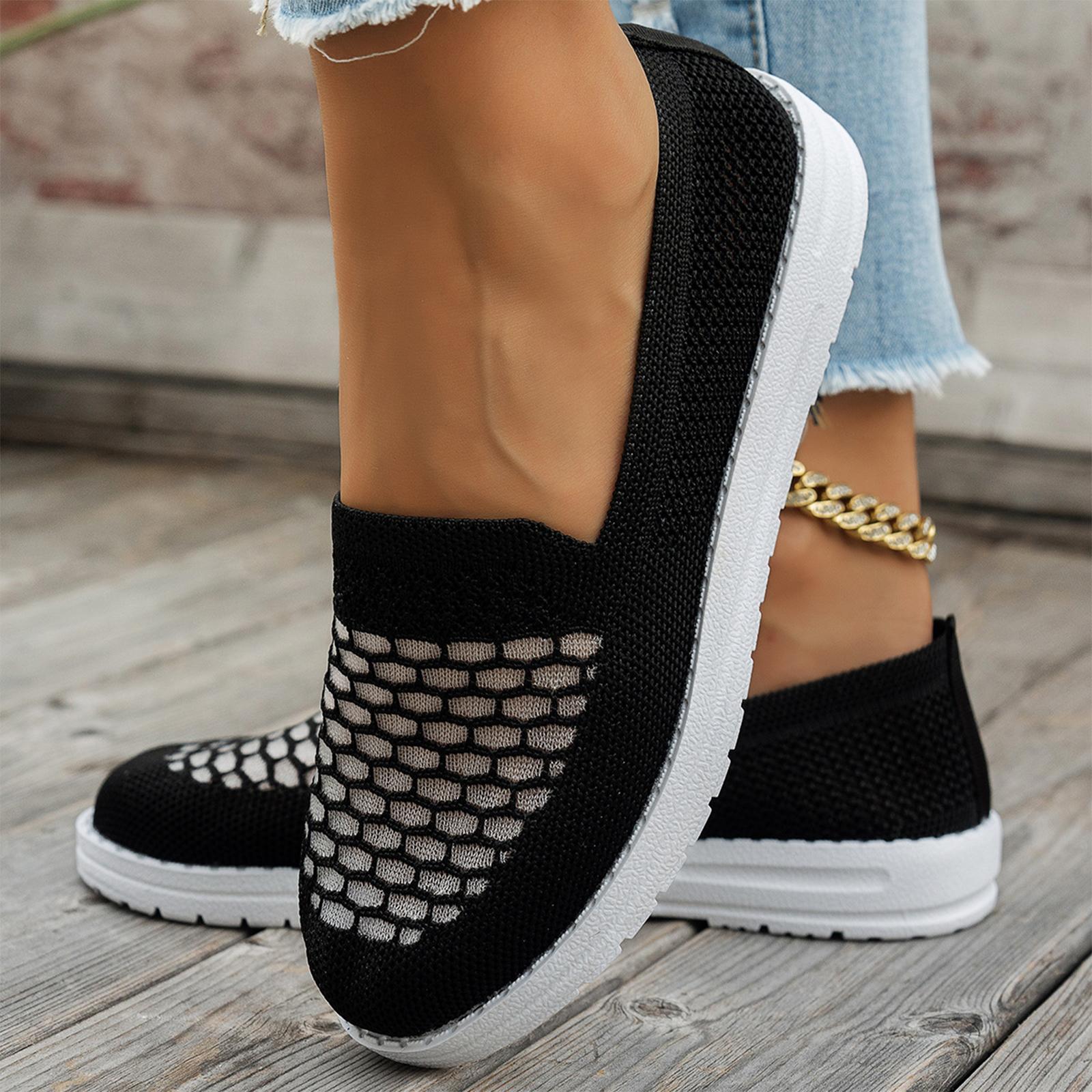 Round headed hollow out shallow mouth, versatile casual single shoe for one foot 36