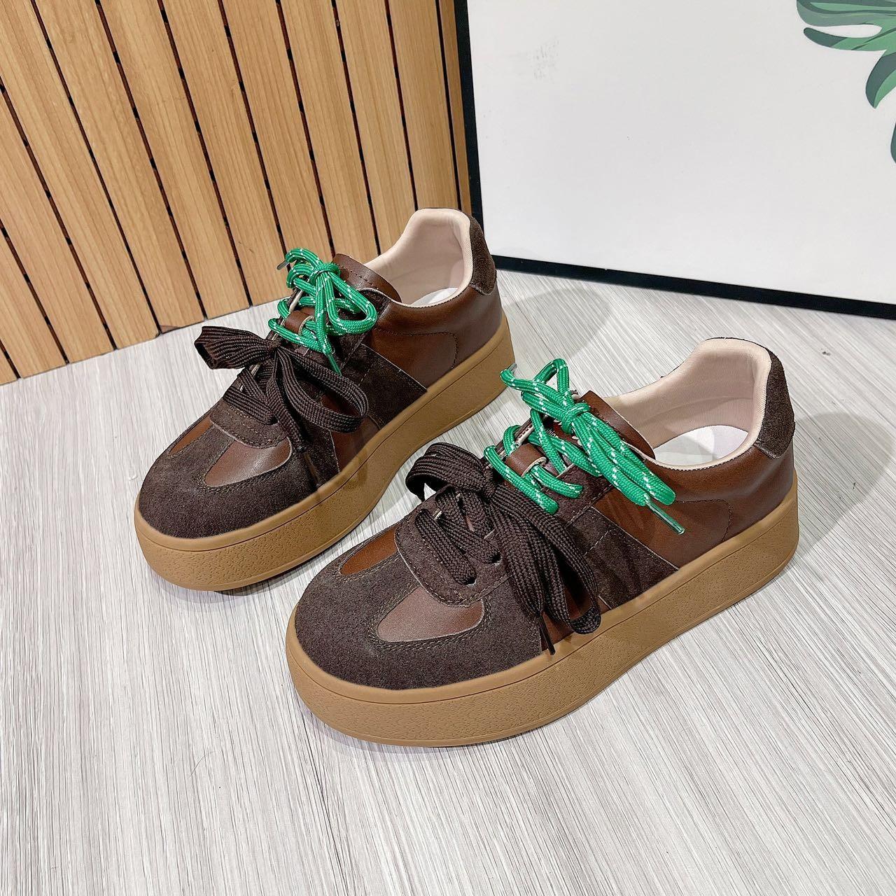 

Универсальные кроссовки Guyun на платформе в стиле ретро для женщин, осень 2024, новые легкие кроссовки для студентов, для спорта и отдыха на открытом воздухе 35 темно-коричневого